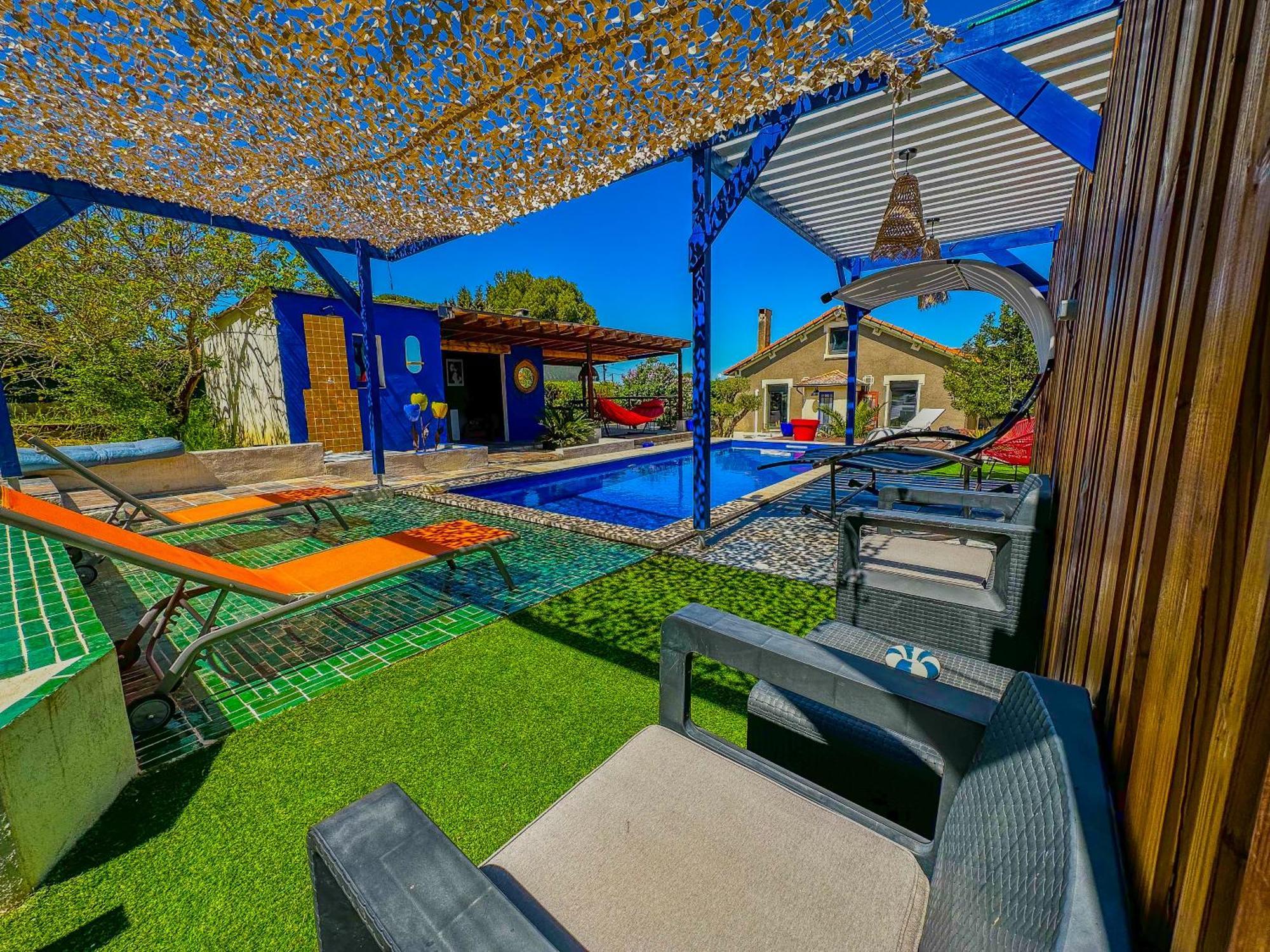 Loft Modern Avec Jardin Piscine Et Pool House Villa Lavalette Exterior photo
